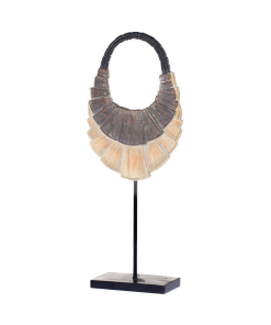 Ornamenten Necklace | Bruin | 55cm