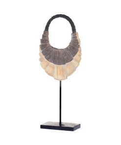 Ornamenten Necklace | Bruin | 55cm