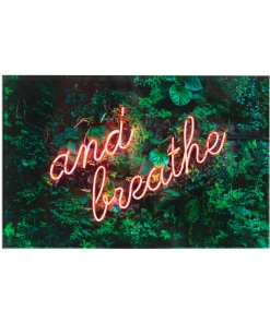 Wandfoto Breathe | Groen | 13x20cm