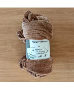 Plaid Flanelle | Bruin | 150x200cm