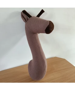 Head Giraffe | Bruin | 67cm
